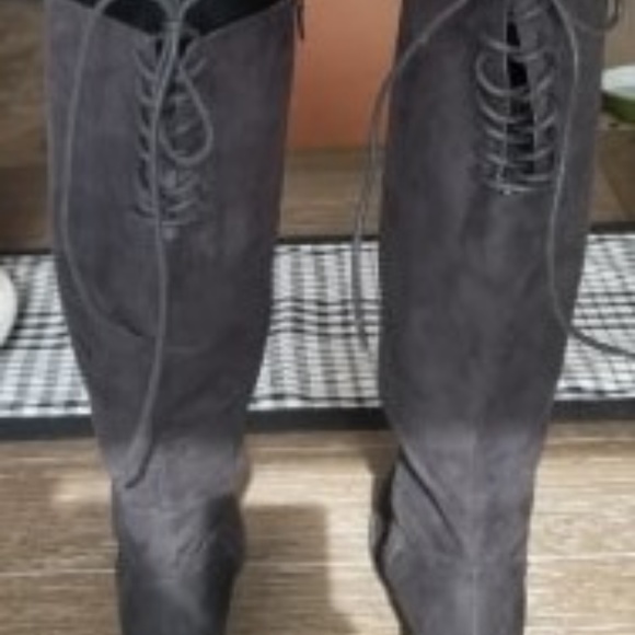 Journee Collection Black Roz Wide-Calf Boot 8 - Picture 6 of 8